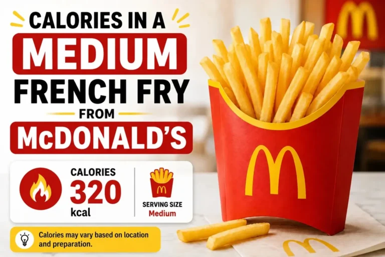 Calories in a Medium French Fry From McDonald's