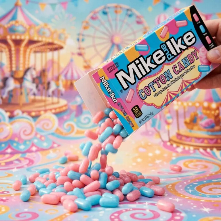 mike and ike cotton candy