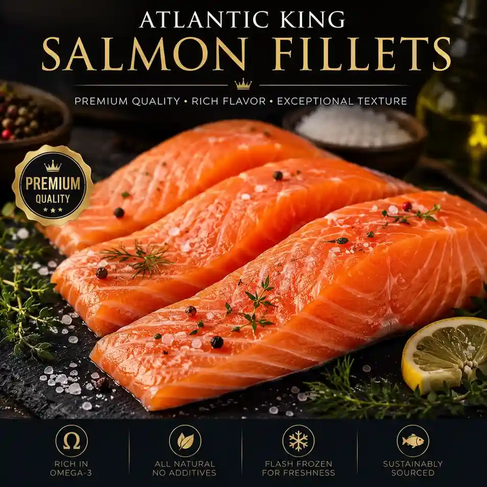 Atlantic king salmon fillets price