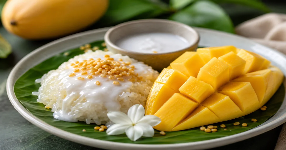 Mango Sticky Rice Recipe (Authentic Thai Dessert) + Easy Steps Guide