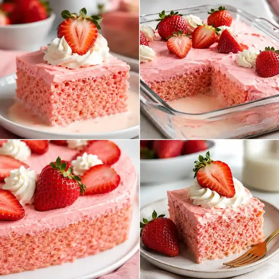 Strawberry Tres Leches Cake